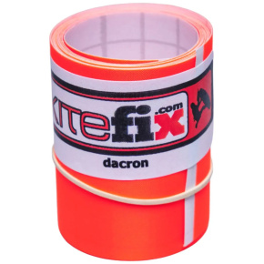 Kitefix Cinta autoadhesiva de dacrón para cometas (naranja fluorescente)