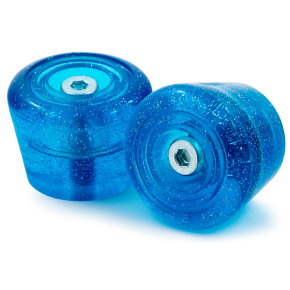 Rio Roller Stoppers - Blue Glitter