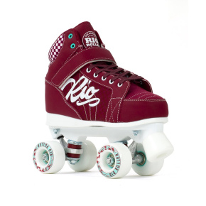 Rio Roller Mayhem II Patines Quad Adultos - Rojo - UK:11A EU:46 US:M12L13