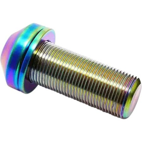 TLC 14x1mm Perno de buje BMX de titanio trasero (14mm|Rainbow)