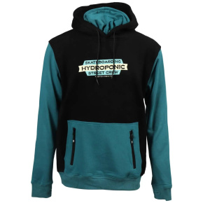 Sudadera Hydroponic DH Crew (XL|Negro/Verde Teal)