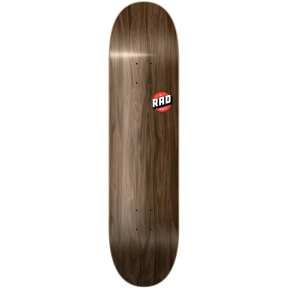 Tabla de skate con logotipo en blanco RAD (8.25"|Vintage Maple)