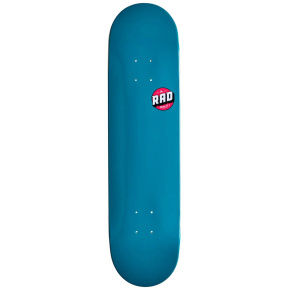 Tabla de skate con logotipo en blanco de RAD (7.75"|Turquesa)