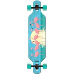 Madrid Drop-Thru Longboard completo (40"|Flamingos)