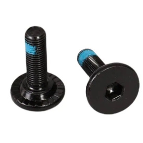 Sal M8x1.0P BMX Crankarm Spindle Bolt (Negro)