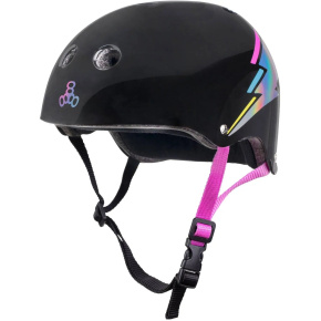 Casco Triple Eight Certified Sweatsaver XS-S Negro Holograma