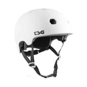 Casco TSG Meta Solid Color Blanco Satinado S/M