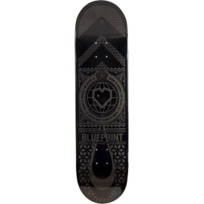 Tabla de skate Blueprint Home Heart (8.25"|Negro/Gris)