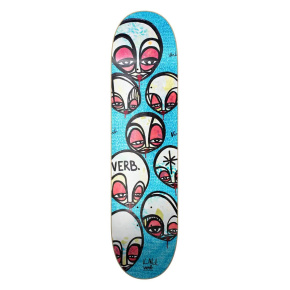 Tabla de skate del verbo (8.25"|Caras Azul)