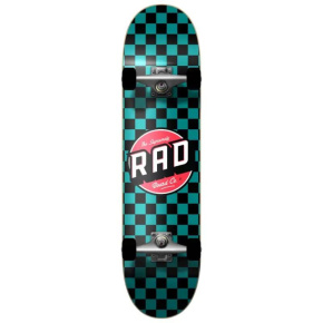 Patín completo RAD Checkers 7.25" Damas Teal