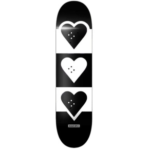 Patineta a rayas de cuadros de Heart Supply (8.5"|Negro)