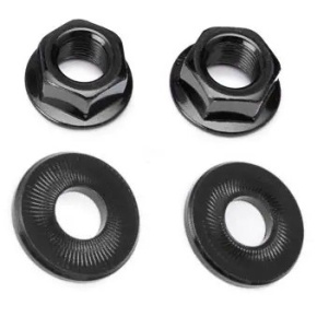 Tuerca eje Salt CNC BMX (14mm|Negro)