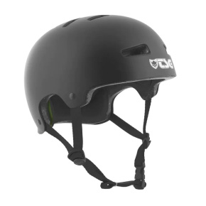 Casco TSG Evolution Color Sólido Negro Satinado S/M