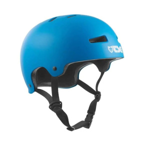 Casco TSG Evolution Color Sólido Cian Oscuro Satinado S/M