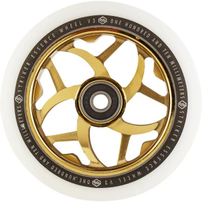 Wheel Striker Essence V3 Blanco 110mm dorado