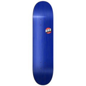 Tabla de skate con logotipo en blanco RAD (8.375"|Navy Maple)