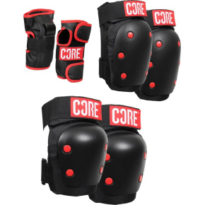 Set de Protectores CORE Skate Pads XS Negro