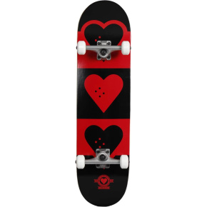 Heart Supply Quadron Logo Skateboard Completo (8.25"|Rojo)