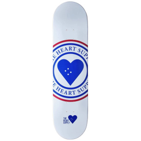 Patineta Heart Supply Insignia (8.25"|Blanco)