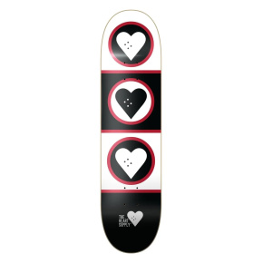 Patineta Heart Supply Squad (8.5"|Negro/Blanco)