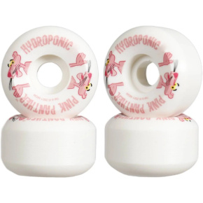 Juego de 4 ruedas de monopatín Hydroponic x Pink Panther (54 mm|Blanco)