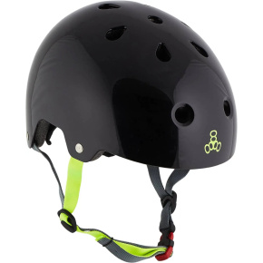 Casco de patinaje Triple Eight Dual Certified (L-XL|Black Zest)