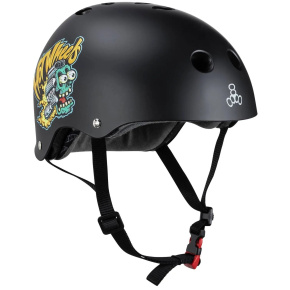 Casco Sweatsaver Certificado Triple Eight (XS-S|Hot Wheels)