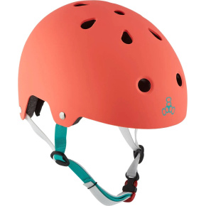 Casco de patinaje Triple Eight Dual Certified (L-XL|Goma mandarina)