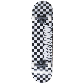 Patineta Speed Demons Checkers 8 "Negro